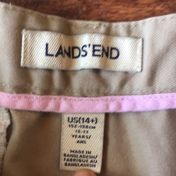 Bundle of 2 Girls School Uniform Tan Shorts - Picture 6 of 7
